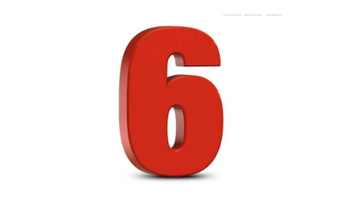 Ngủ mơ thấy số 6