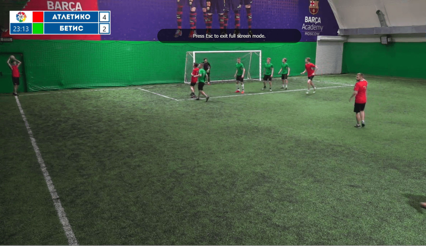 1 trận đấu bóng đá phủi 7x7 La Liga