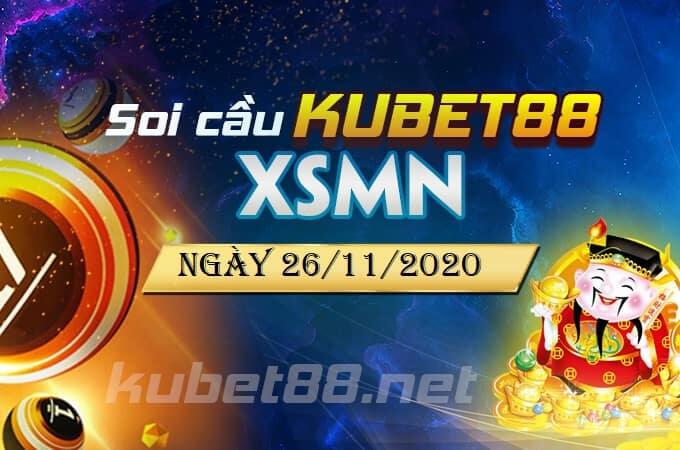 soi cầu XSMN ngày 26/11/2020