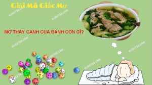 Có rất nhiều trường hợp sẽ xảy ra đối với giấc mơ thấy canh cua