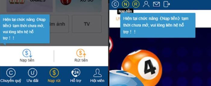 mở khóa nạp tiền KU casino