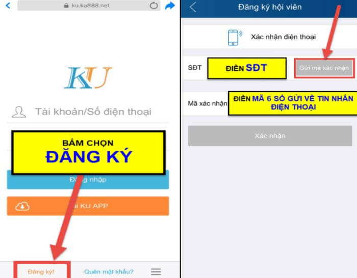 mở khóa nạp tiền KU casino
