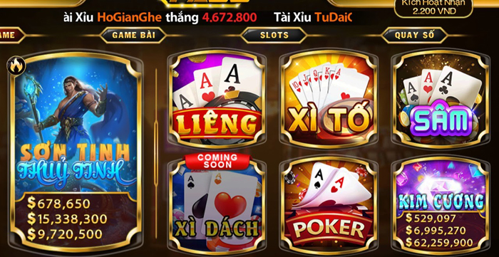 Một số trò chơi nổi bật tại Fa88
