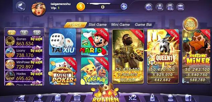 Chơi game gì tại Queen 79