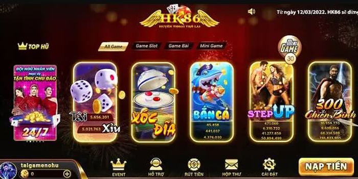 Tổng quan về cổng game Hk86 Club