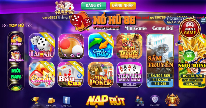 Những tính năng nổi bật của cổng game HuVip88 