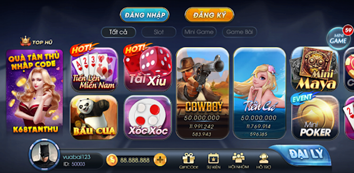 Một số tính năng nổi bật của cổng game