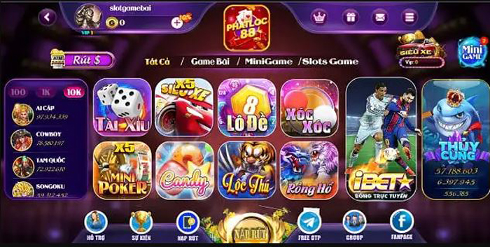 Có hệ thống game đa dạng và phong phú