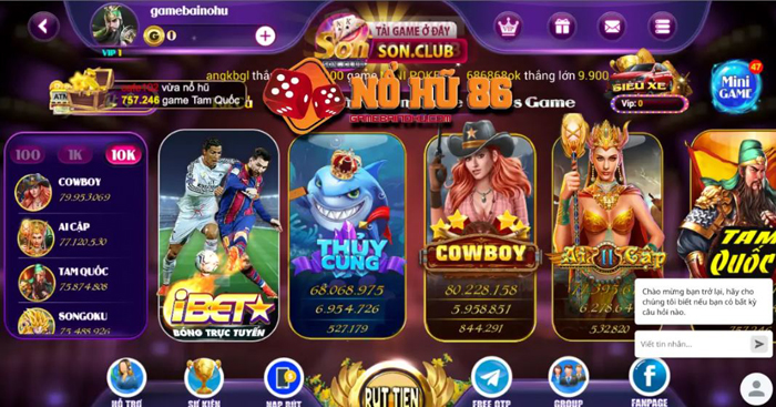 Tổng quan cổng game Sơn Club