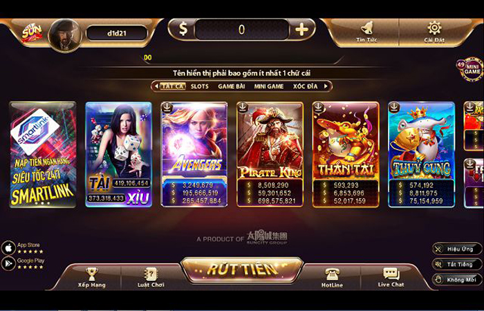 Kho trò chơi tại cổng game WinWin88 hiện nay