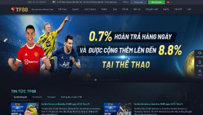 Những ưu điểm nổi trội của nhà cái TF88