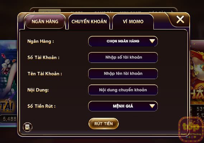 Hướng dẫn nạp và rút tiền trên cổng game Vin Club 