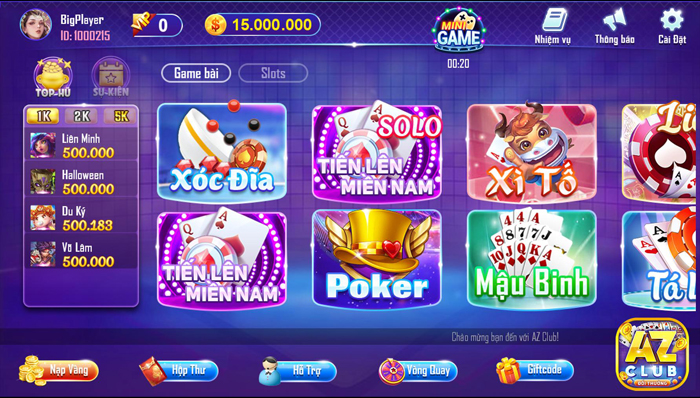 Kho game đa dạng và hấp dẫn tại Xeng88