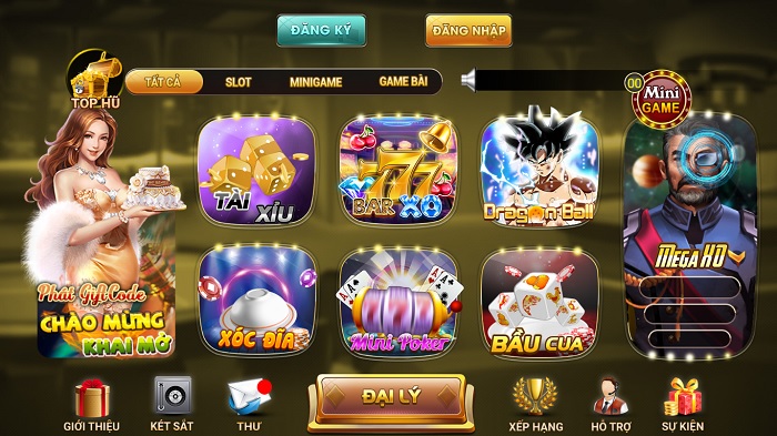 Kho game đa dạng hấp dẫn tại cổng game Xo68